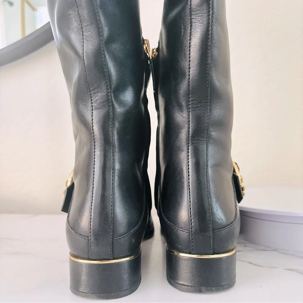 Tory Burch Sofia Tall Riding Boots Size 8.5 M‎